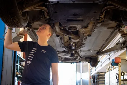 Teamet på Barfelds Motor